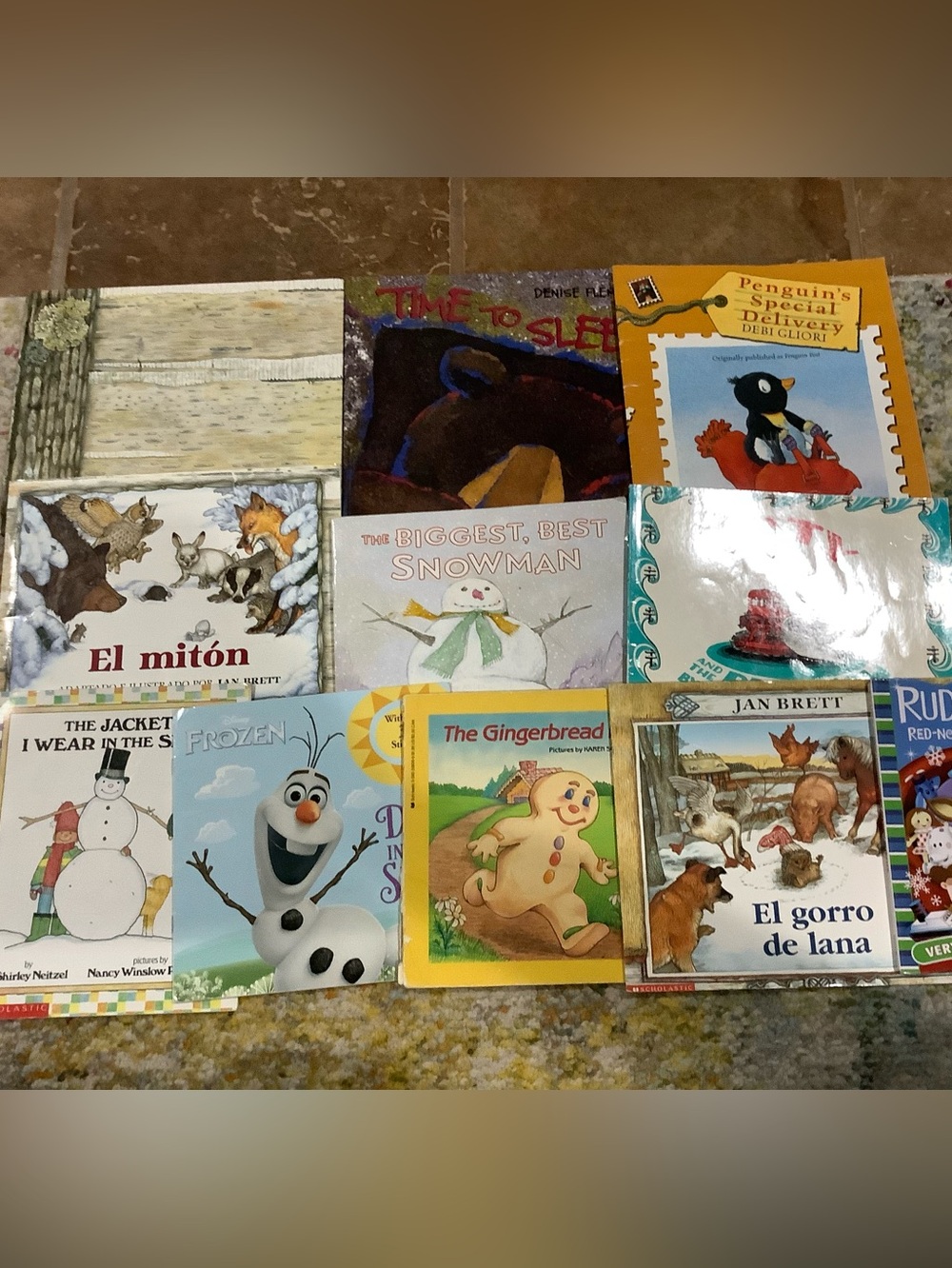 Scholastic kids Winter Themed picture book bundle